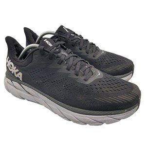 Hoka One One Clifton 7 Mens 11.5(2E) Wide Running Athletic Shoes - 1110534 BWHT